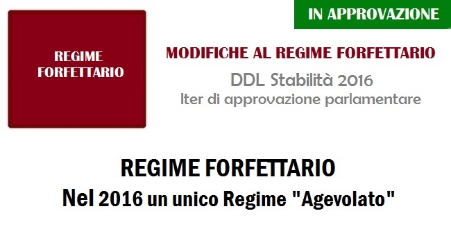 Regime Forfettario – Novità