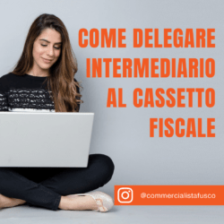 delegare l' intermediario al cassetto fiscale